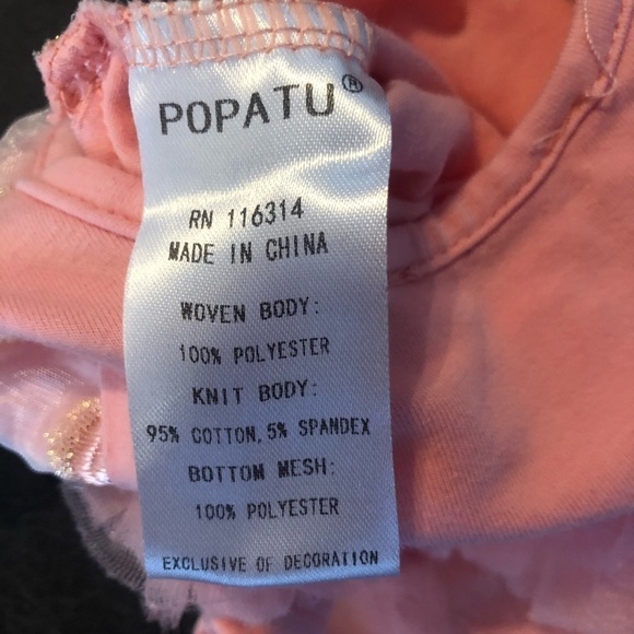 POPATU Ruffle Tutu Size 0-3 months - Picture 4 of 4